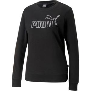 PUMA Essentials Elevated Sweatshirt Damen 01 - puma black