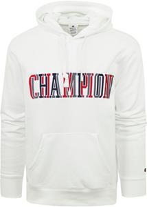 Champion Sweat Hoodie Logo Weiß