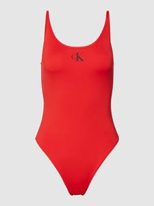 Calvin Klein Swimwear Badeanzug "SCOOP BACK ONE PIECE", mit Calvin Klein Markenlabel