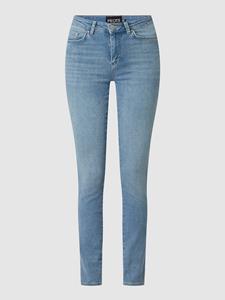 Pieces Skinny fit jeans met labelpatch, model 'Pelly'