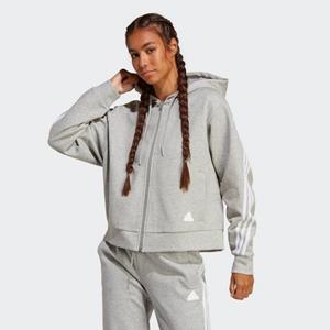 Adidas Hoodie Future Icons Full Zip - Grijs Dames