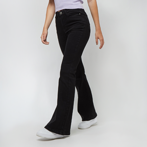 Urban Classics Flared high waist jeans met biologisch katoen