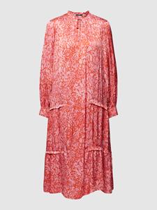 Esprit collection Midi-jurk met all-over motief
