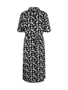 Tom Tailor Midi-jurk met all-over bloemenmotief