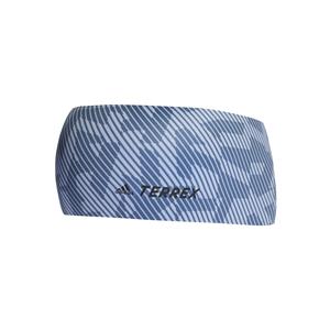 Adidas Terrex Aeroready Graphic Headband Stirnband blue dawn/ wonder steel,dunkelblau-blau