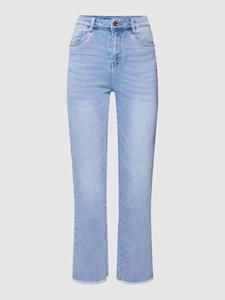Blue Monkey Flared cut jeans met gerafelde zoom, model 'MIMI'