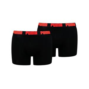 Puma Boxershorts Basic 2-pack Black Ultra Orange-M