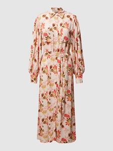 MOS MOSH Midi-jurk met all-over bloemenmotief, model 'EMMERSON'