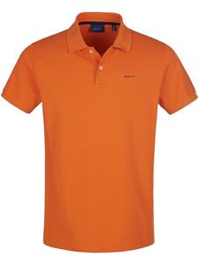Gant Polo Piqué Rugger Oranje