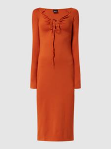 Gina Tricot Midi-jurk met druppelvormige hals, model 'Helin'