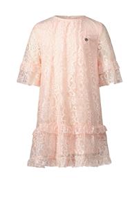 Le Chic Meisjes jurk met kant - Samber - Roze mist