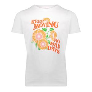 Geisha Meisjes t-shirt - off wit/koraal