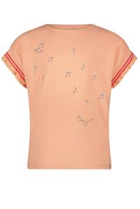 NoNo Meisjes t-shirt - Kanai - Licht perzik