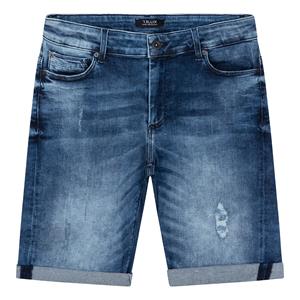 Rellix Jongens jeans short Duux - Used donker denim