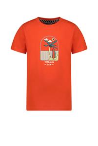 Moodstreet Jongens t-shirt print - Sporty oranje