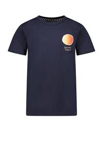 Moodstreet Jongens t-shirt print - Navy blauw