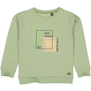 Quapi Jongens sweater - Ramzi - Mist groen