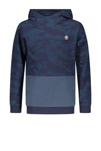 Bellaire Jongens hoodie aop - Navy blauw blazer