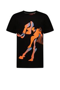 Tygo & Vito Jongens t-shirt mammoet - Zwart