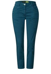 Cecil 7/8-Hose »Cecil Casual Fit Hose in Teal Blue« (1-tlg) Taschen