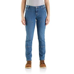Carhartt  Relaxed fit jeans met rechte pijpen en dubbele voorkant 