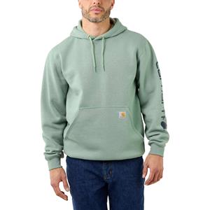 Carhartt Hoodieoose fit sweater met capuchon met logo op de mouw voor heren 