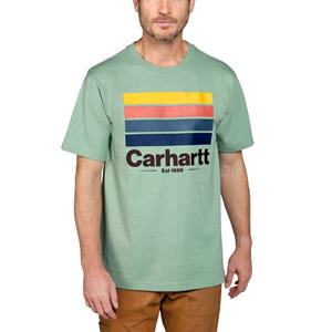 Carhartt Shortsleeve - Short-sleeve t-shirt with multicolor line print 