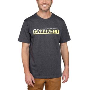 Carhartt Shortsleeve - Short-sleeve t-shirt with  two-tone print grijs