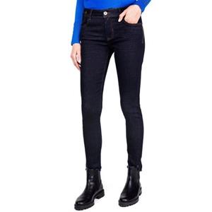 BLUE FIRE Skinny-fit-Jeans "CHLOE", mit Reißverschluß-Detail und Fransensaum