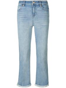 Liverpool Jeans Hannah Crop Flare Fray Zoom Spokane jeans