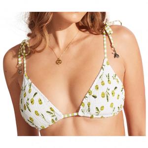 Seafolly - Women's Summercrush Shirred Reversible Slide Tri - Bikini-Top