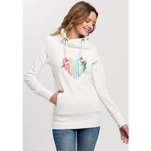Ragwear Sweater NESKA LOVE O mit asymetrischem Schalkragen im Rainbow Pride-Design