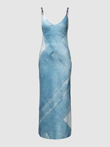 HUGO Midi-jurk in denimlook, model 'Kasra'