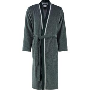 Cawö - Herren Bademantel Kimono 4839 - Farbe: silber/schwarz - 79