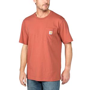 Carhartt Shortsleeve - Relaxed fit heren t-shirt met zak Oranje