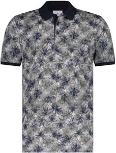 State of Art Pique Polo Print Navy