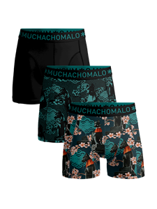Muchachomalo Boxershorts Inari Fox 3-pack Print/Solid-S