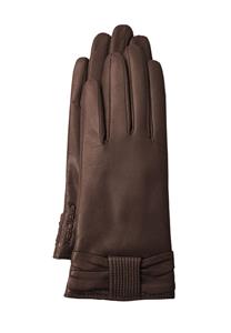 Gretchen Lederhandschuhe Bow Gloves, mit kuscheligem Kaschmir-Futter