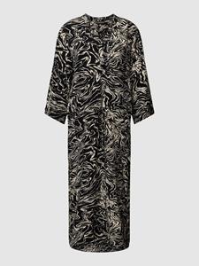 Soaked in Luxury Midi-jurk met tunnelkoord bij de taille, model 'ZAYA'
