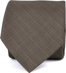 Suitable Krawatte Seide Dunkelbraun K82-1 -
