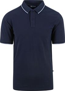 Suitable Respect Poloshirt Tip Ferry Navy 