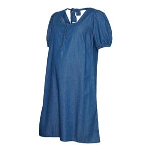 mamalicious Verpleegkundige jurk MLVIBB LIA Medium Blauw Denim