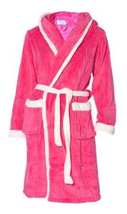 Little Pink-white badjas / Kinderbadjas met capuchon - XL (11-13 jaar)