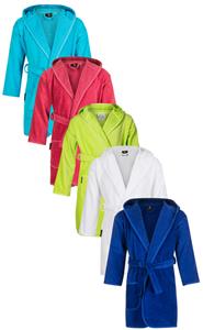 Kinderbadjas in diversen kleuren - Kobaltblauw 4-6 jaar