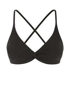 ZAFUL Verdrehter Strukturiertes Bikini Top