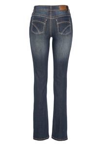 Arizona Gerade Jeans "Kontrastnähte", Mid Waist