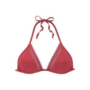 s.Oliver RED LABEL Beachwear Triangel-bikinitop Aiko met gehaakte look