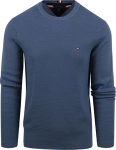 Tommy Hilfiger Interlaced Pullover Blauw
