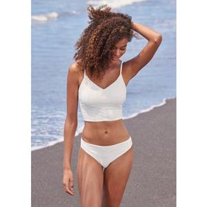 Sunseeker Crop-bikinitop Loretta met structuurpatroon