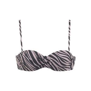 LASCANA Bügel-Bandeau-Bikini-Top Kaa, mit Animal-Design